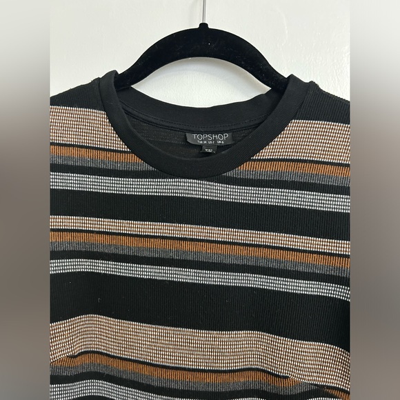 Topshop Striped Midi Dress - Picture 2 of 2